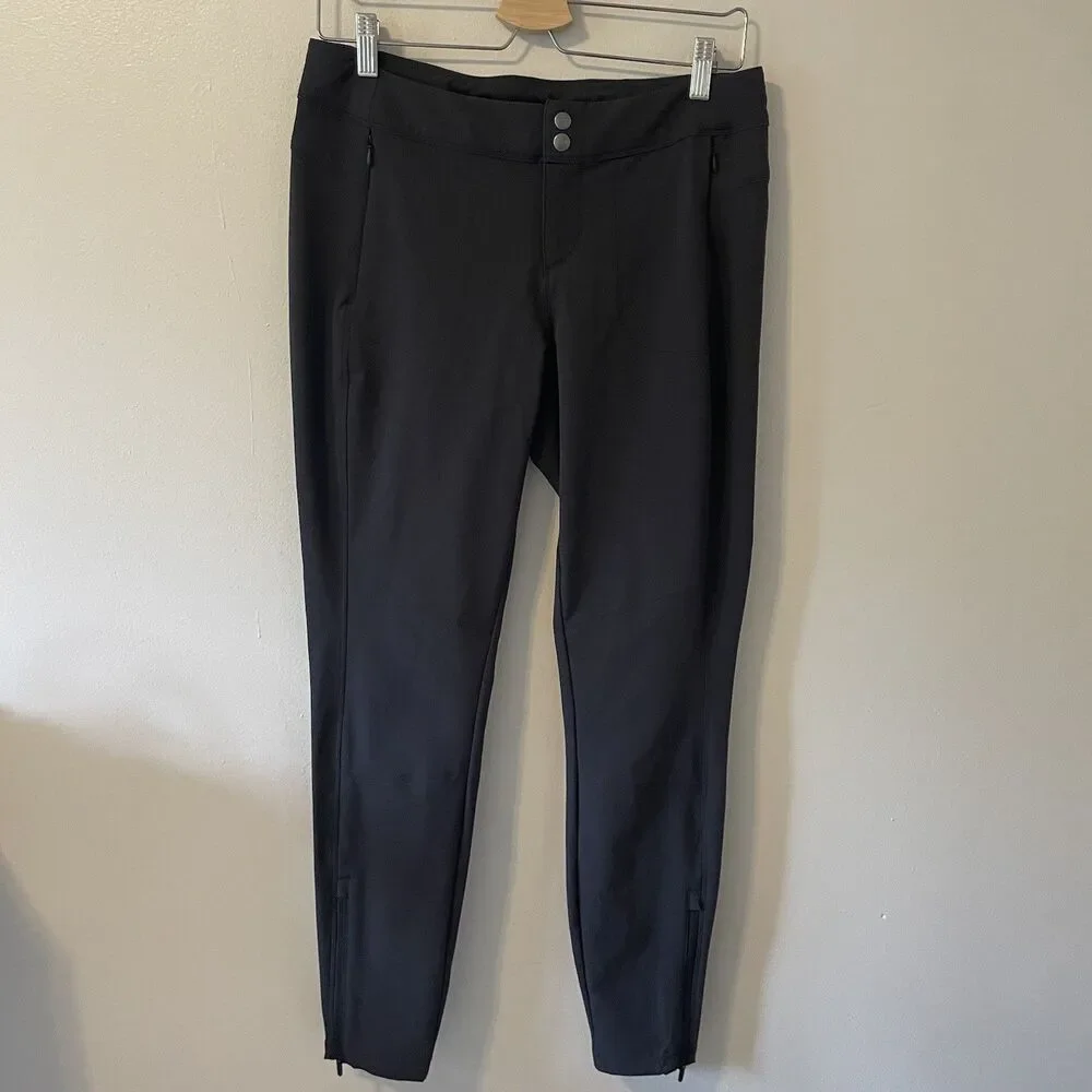 Kuhl Pants Women 8R Transcendr Skinny Mid Rise Zip Up Pockets Hiking Trail